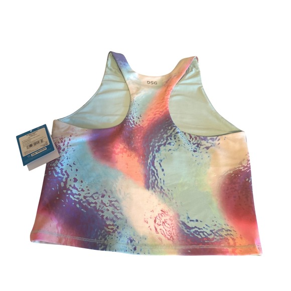 DSG Girls Ice Cave Multi Momentum Shelf Bra Tank Top size L NWT - Picture 2 of 3